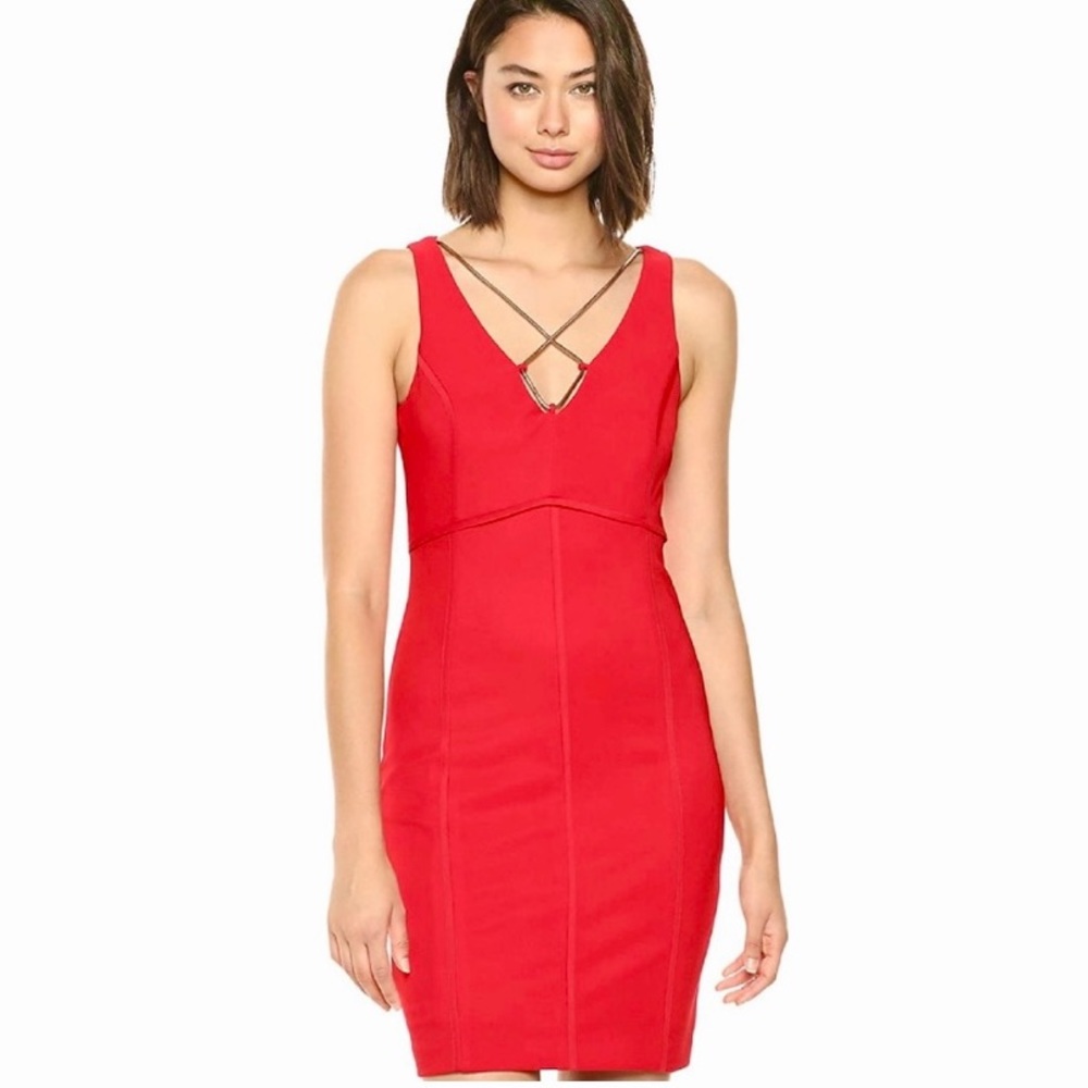 NWT GUESS Chain Bodycon Dress  4